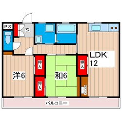 東多賀ヴィラの物件間取画像